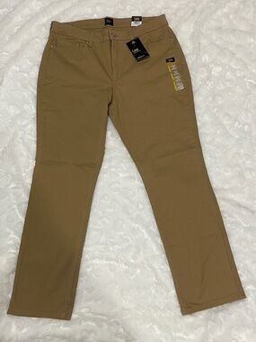 Lee Tigers Eye Jeans, Tan, Mid Rise, Size 16 Medium NWT